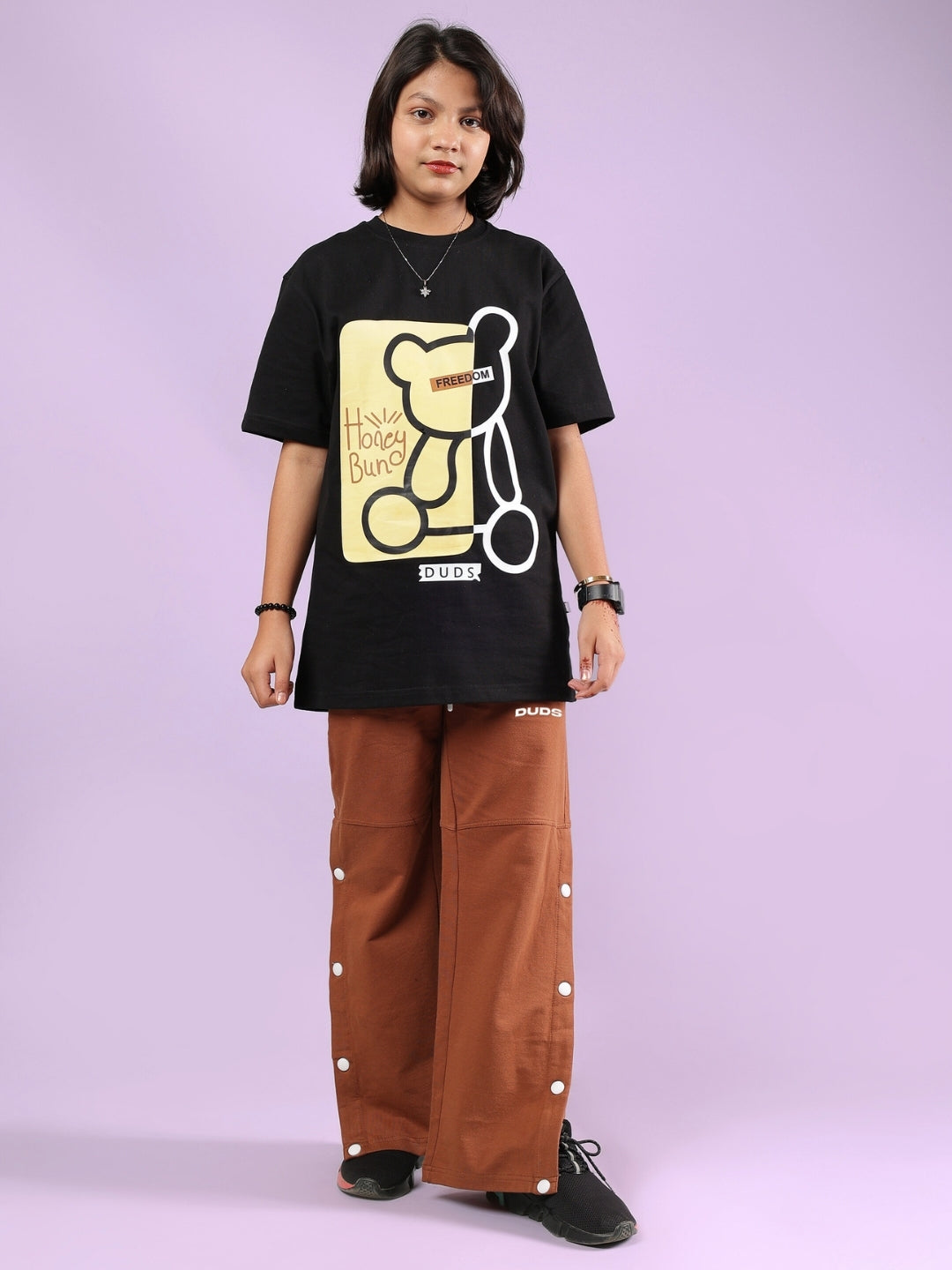 RACER JOGGER FOR BOYS & GIRLS (BROWN)