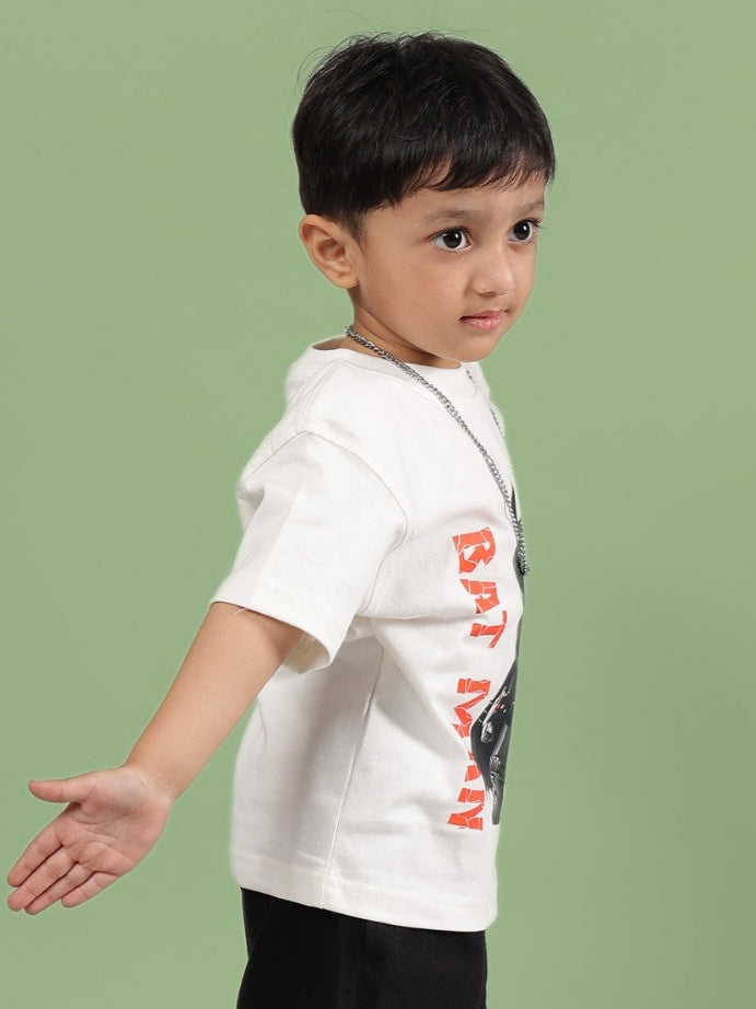 ROBIN T-SHIRT FOR BOYS & GIRLS (OFF WHITE)