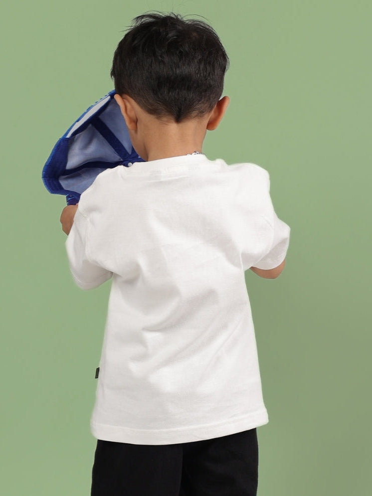 ROBIN T-SHIRT FOR BOYS & GIRLS (OFF WHITE)