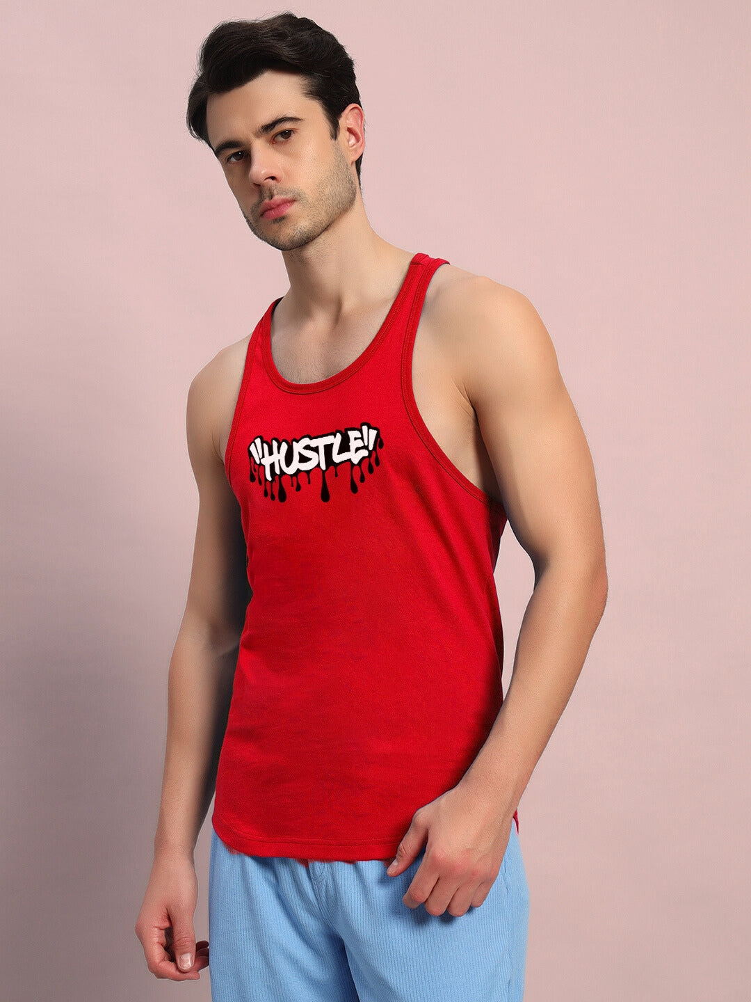 PRIMITIVE HUSTLE GYM T-SHIRT (RED)