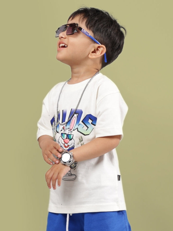 BUMBLE T-SHIRT FOR BOYS & GIRLS (OFF WHITE)