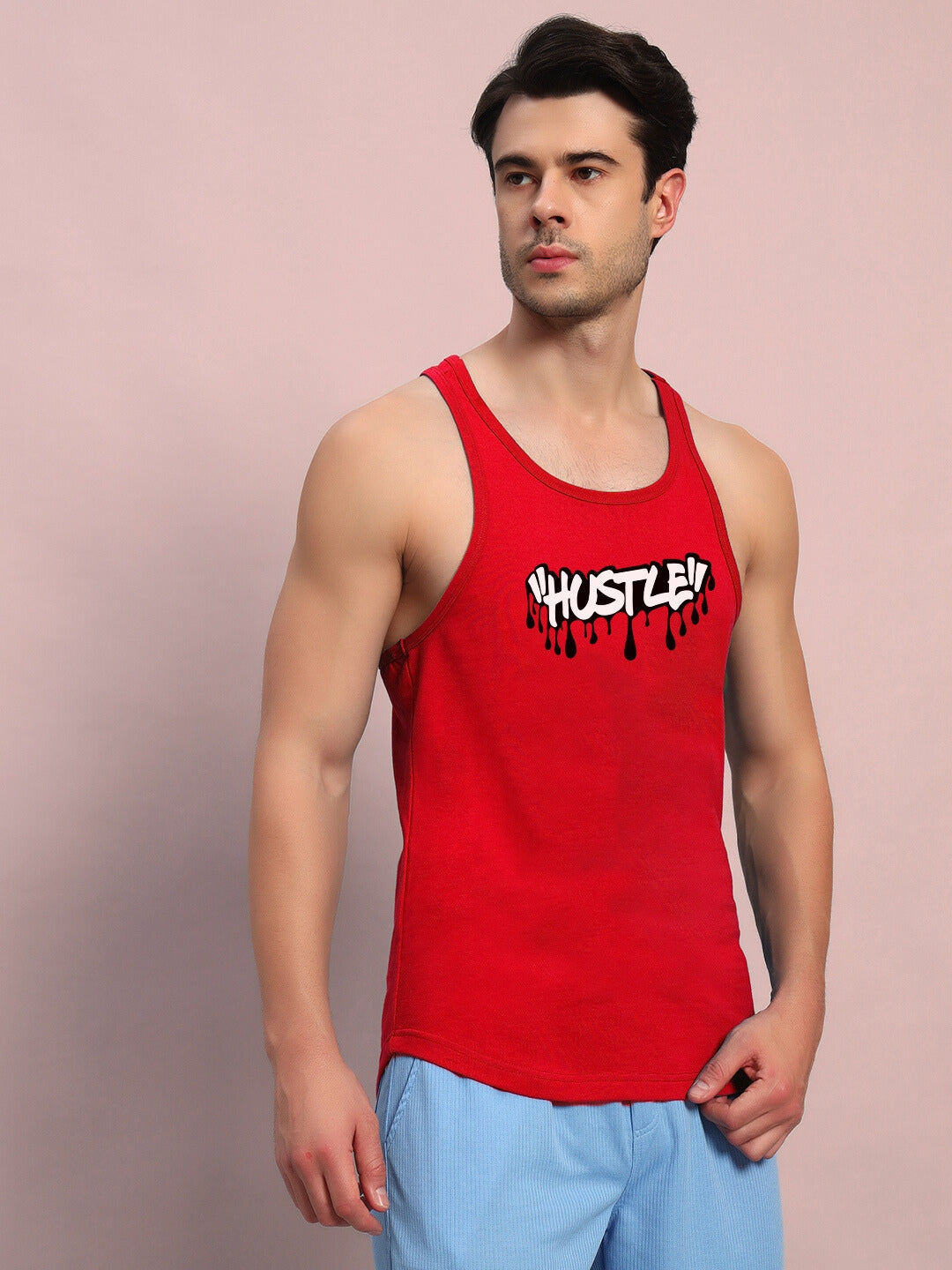 PRIMITIVE HUSTLE GYM T-SHIRT (RED)