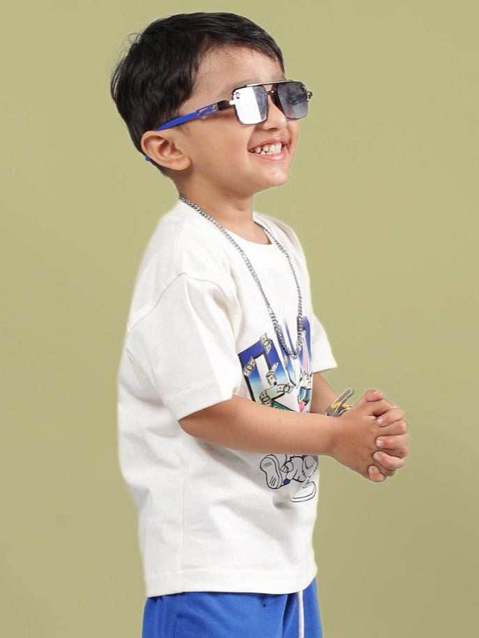 BUMBLE T-SHIRT FOR BOYS & GIRLS (OFF WHITE)