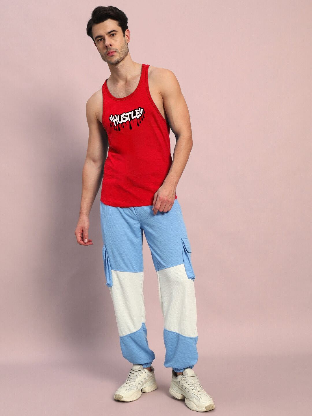 PRIMITIVE HUSTLE GYM T-SHIRT (RED)