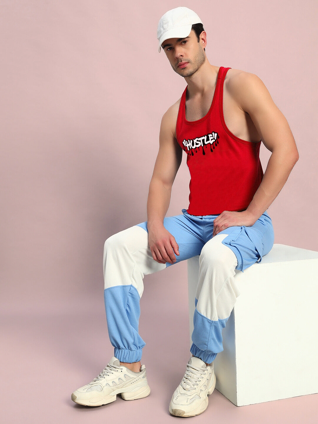 PRIMITIVE HUSTLE GYM T-SHIRT (RED)