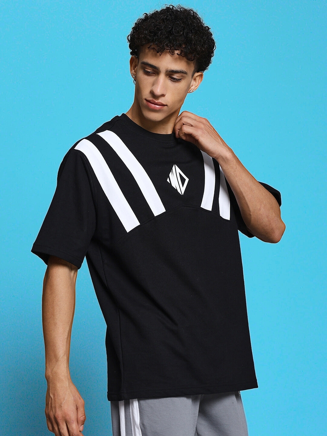 ALLONZO OVER-SIZED T-SHIRT (BLACK)