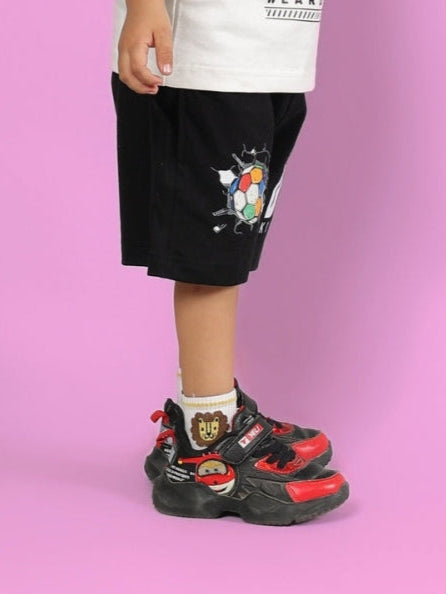 LAZIO SHORTS FOR BOYS & GIRLS (BLACK)