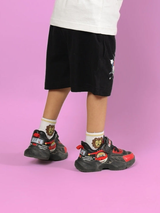 LAZIO SHORTS FOR BOYS & GIRLS (BLACK)