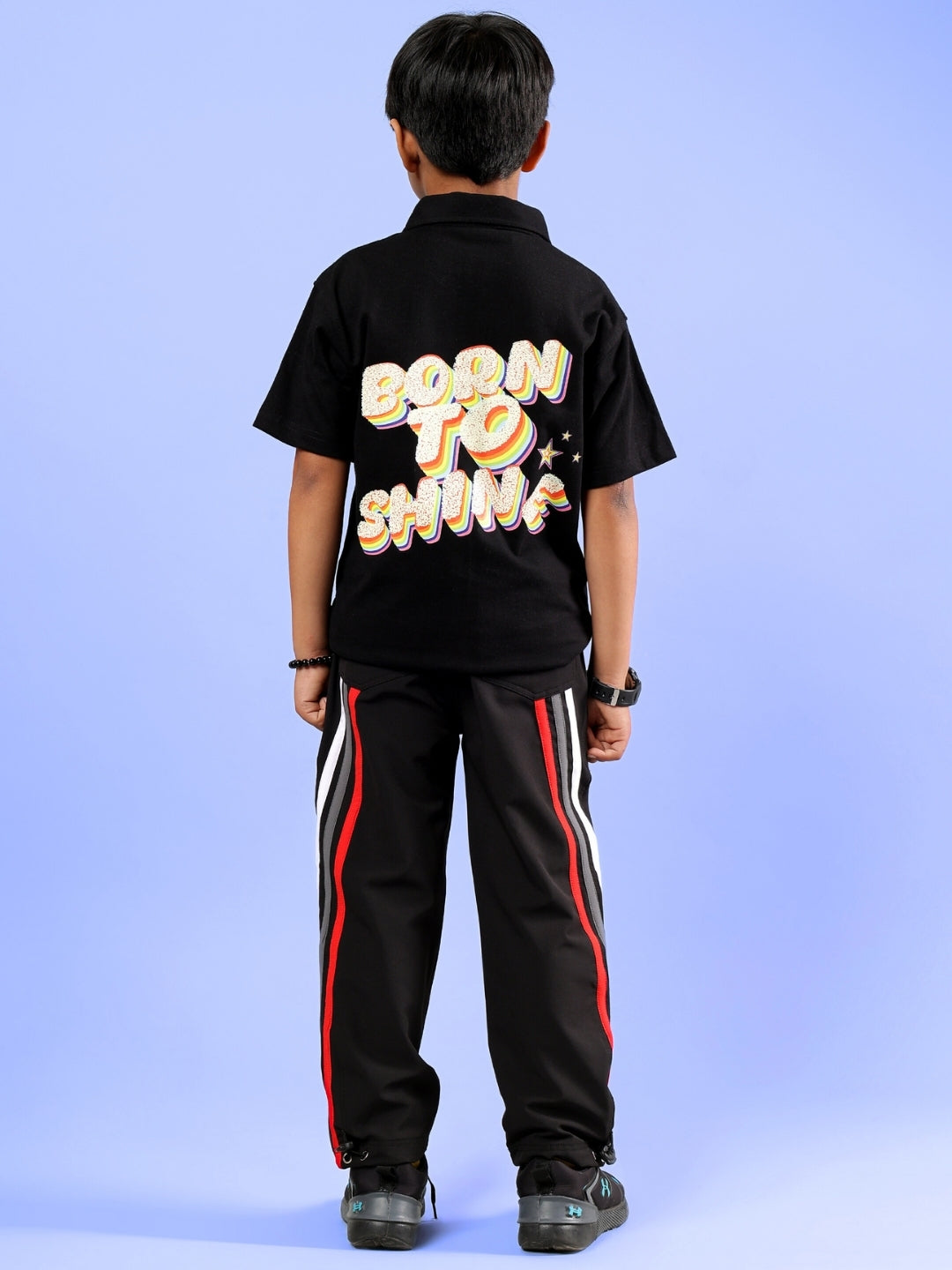 SHINE CO-ORD FOR BOYS & GIRLS (BLACK)
