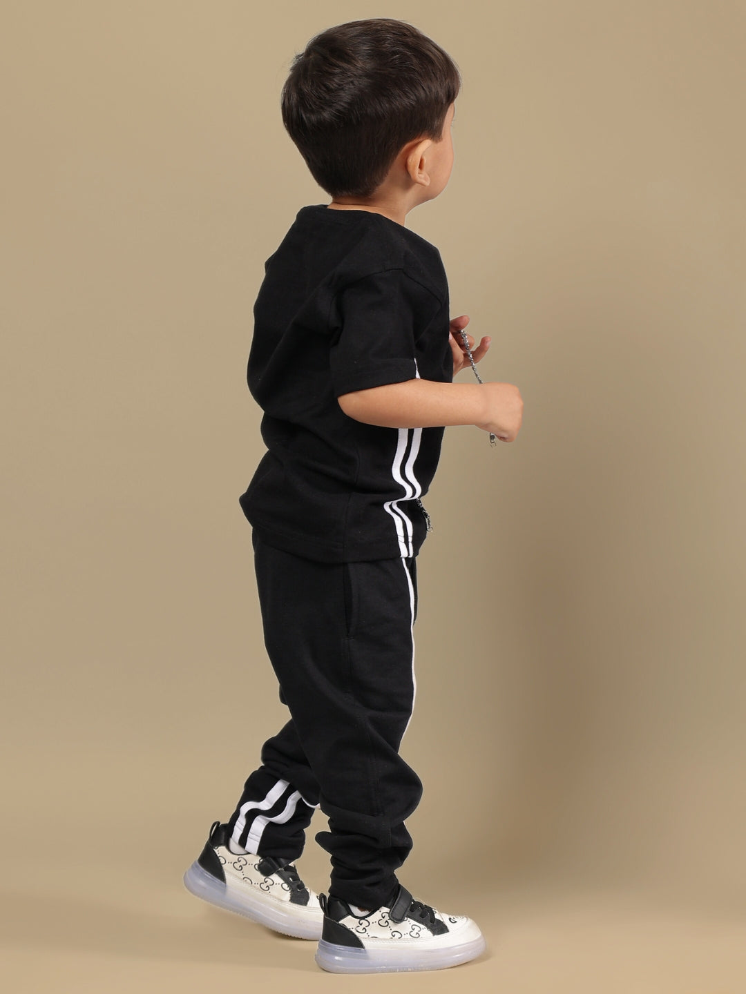 OUTLOOK SUMMER CO-ORD SET FOR BOYS & GIRLS (BLACK)