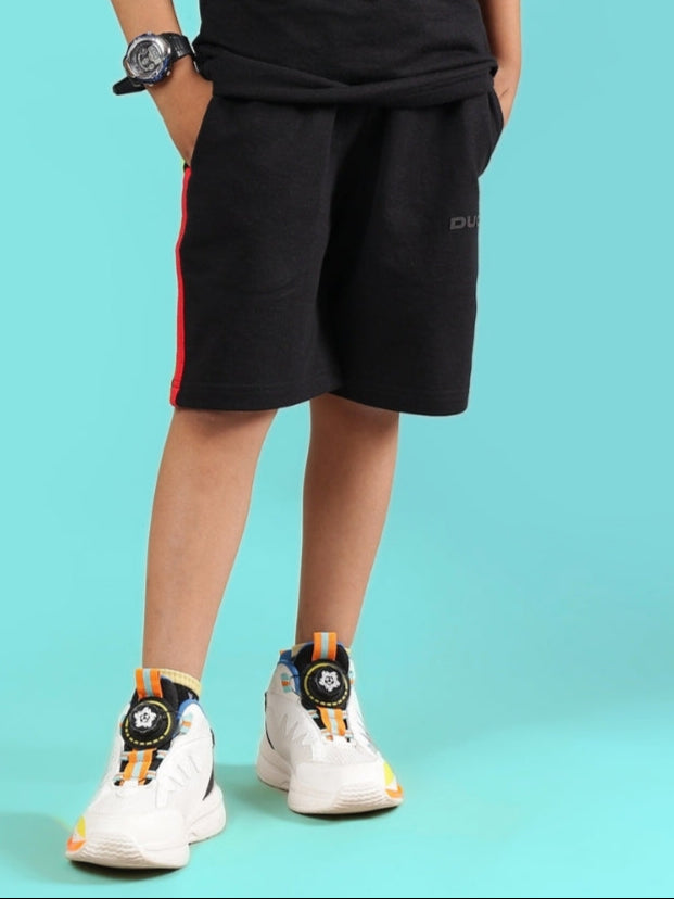 RAINBOW SHORTS FOR BOYS & GIRLS (BLACK)