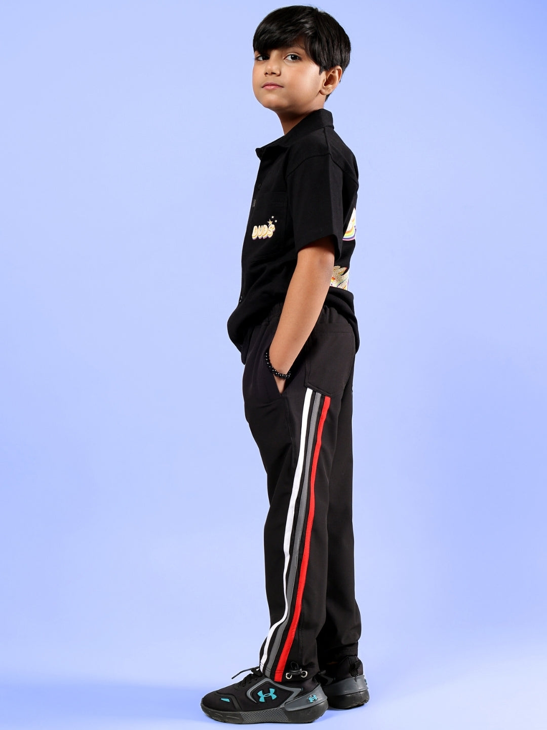 SHINE CO-ORD FOR BOYS & GIRLS (BLACK)