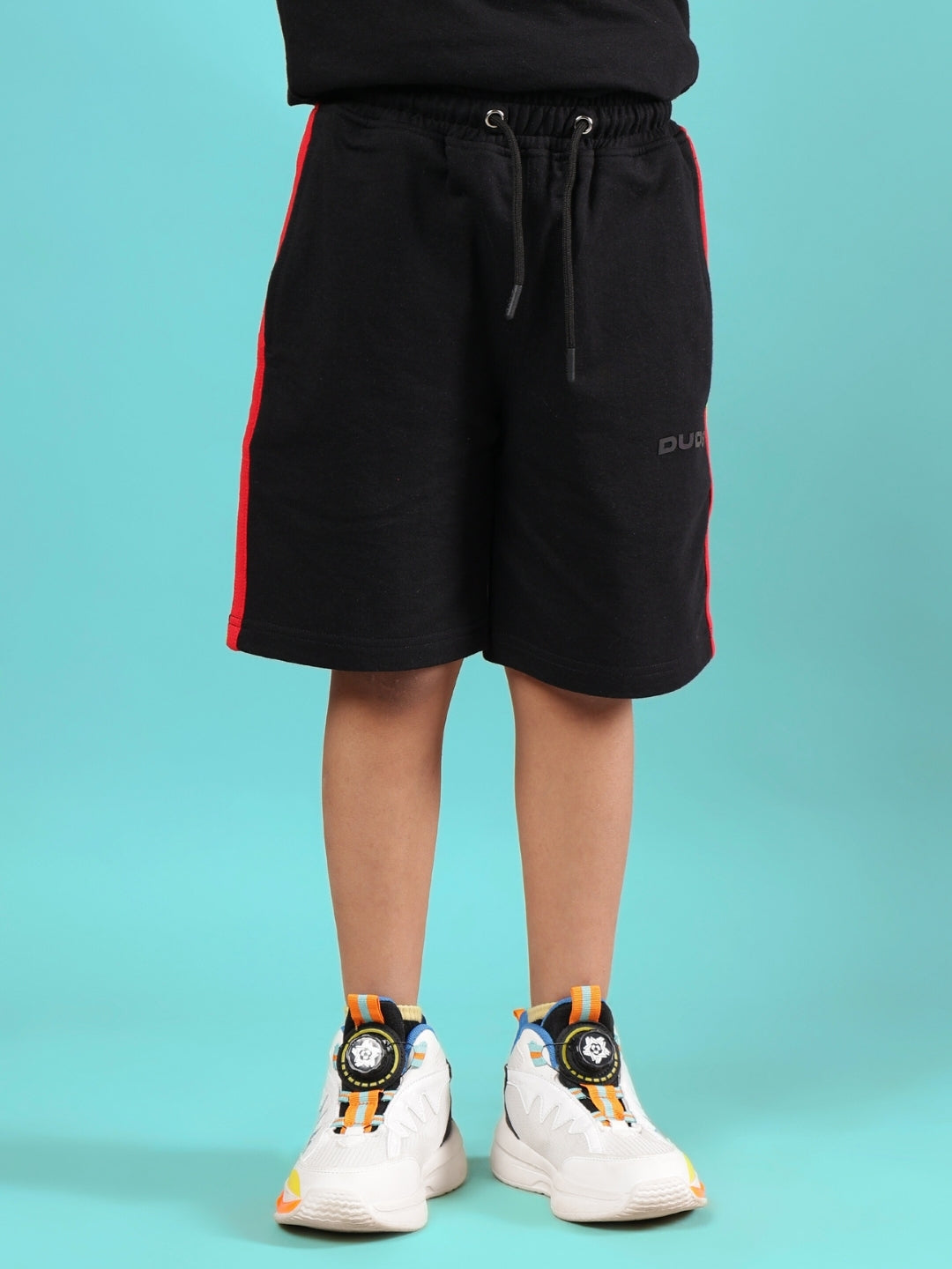 RAINBOW SUMMER CO-ORD FOR BOYS & GIRLS (BLACK)