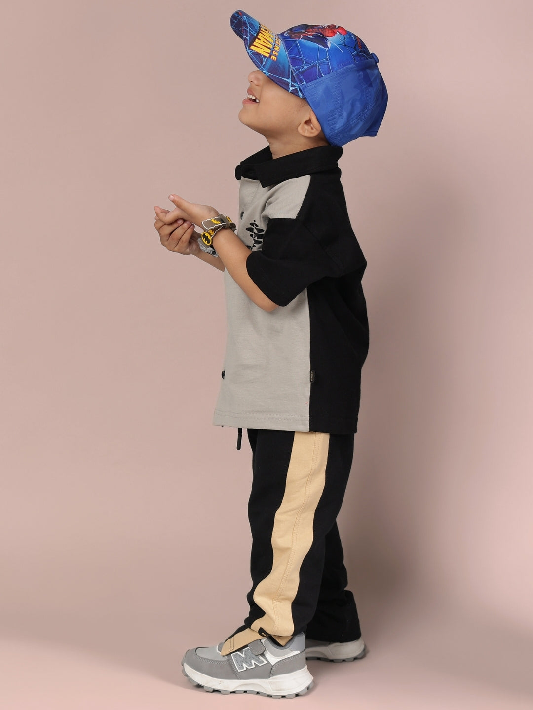 TINGE CO-ORD FOR BOYS & GIRLS (GREY BLACK)