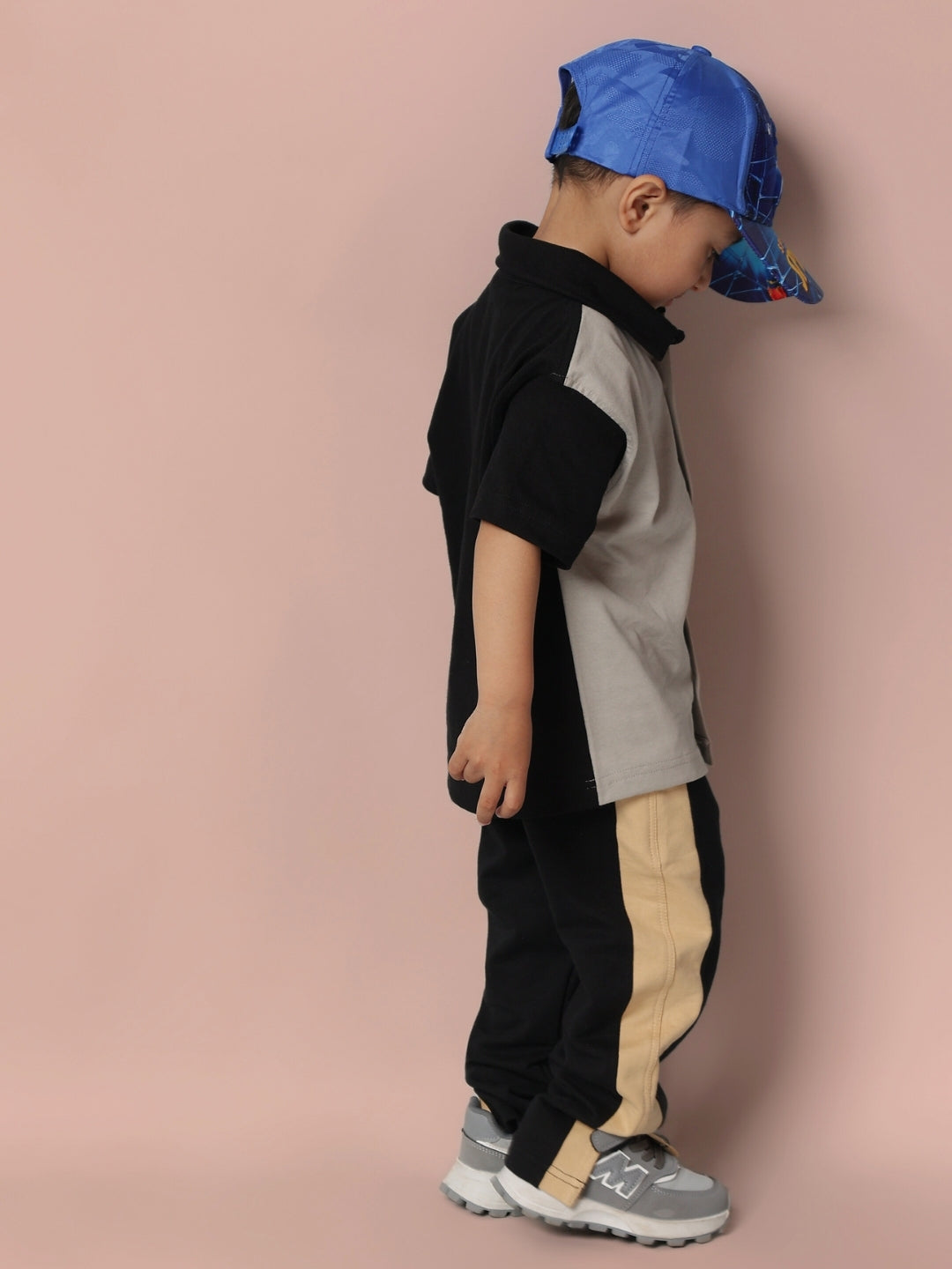 TINGE CO-ORD FOR BOYS & GIRLS (GREY BLACK)