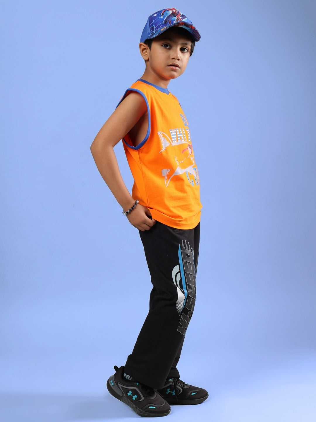 BUFFY CO-ORD FOR BOYS & GIRLS (ORANGE BLACK)