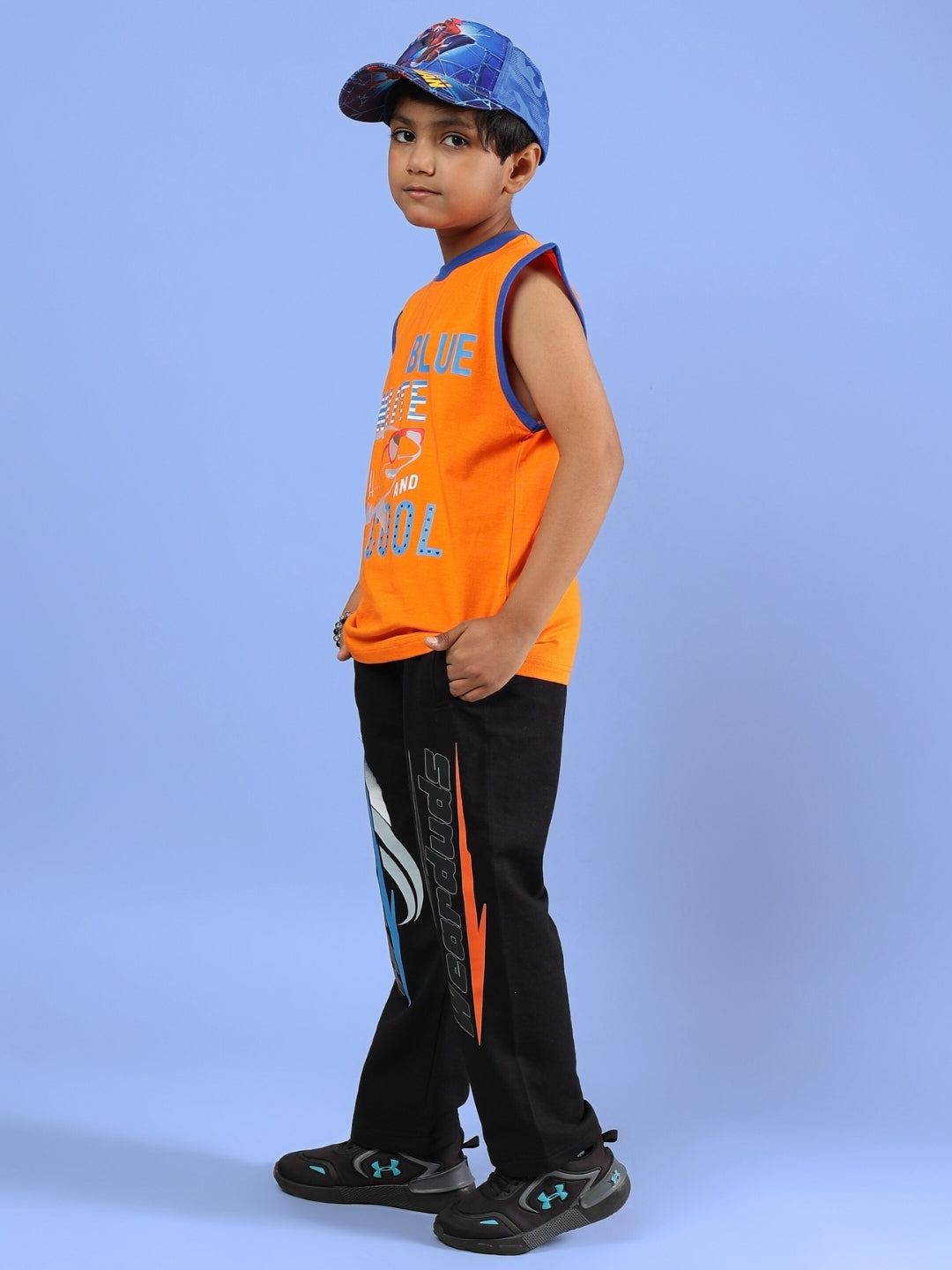 BUFFY CO-ORD FOR BOYS & GIRLS (ORANGE BLACK)