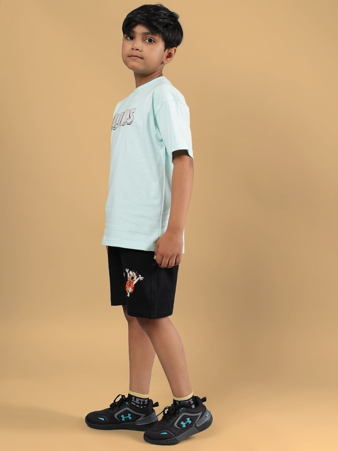 LET'S ROCK CO-ORD FOR BOYS & GIRLS (S BLUE-BLACK)