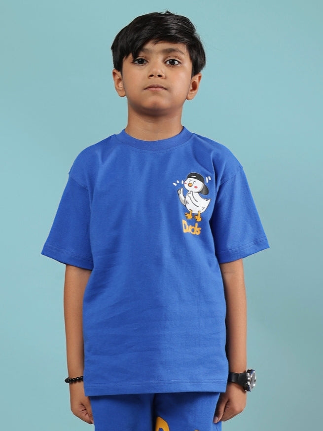 GO MOTION T-SHIRT FOR BOYS & GIRLS (ROYAL BLUE)