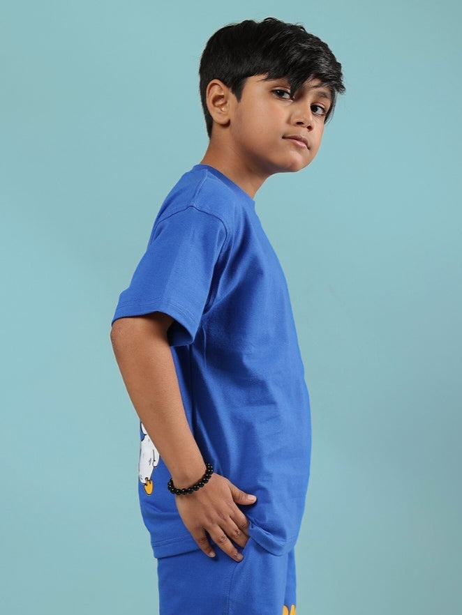 GO MOTION T-SHIRT FOR BOYS & GIRLS (ROYAL BLUE)