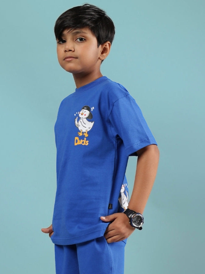 GO MOTION T-SHIRT FOR BOYS & GIRLS (ROYAL BLUE)