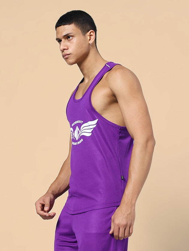 WD Wings Gym T-Shirt (Purple)