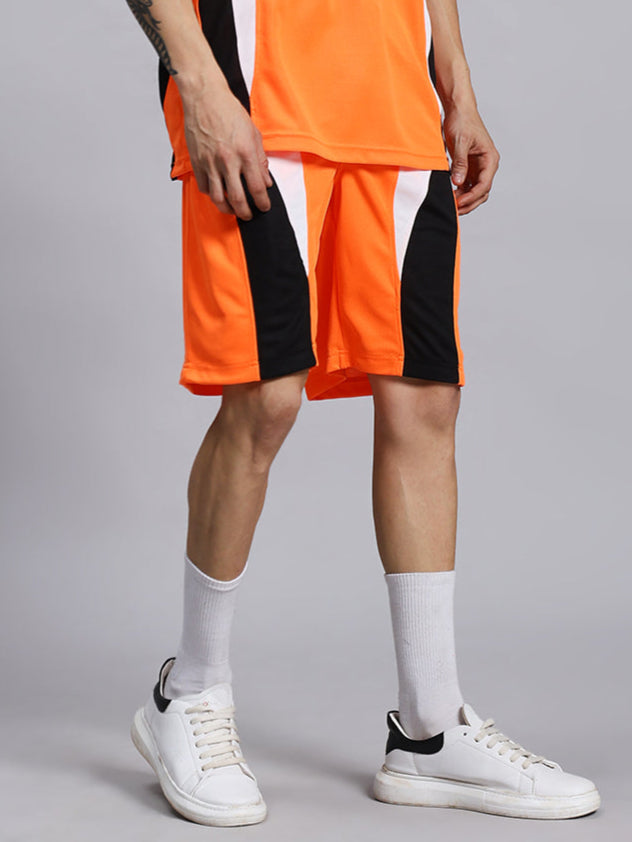 Fifa Regular Fit Shorts (Orange)