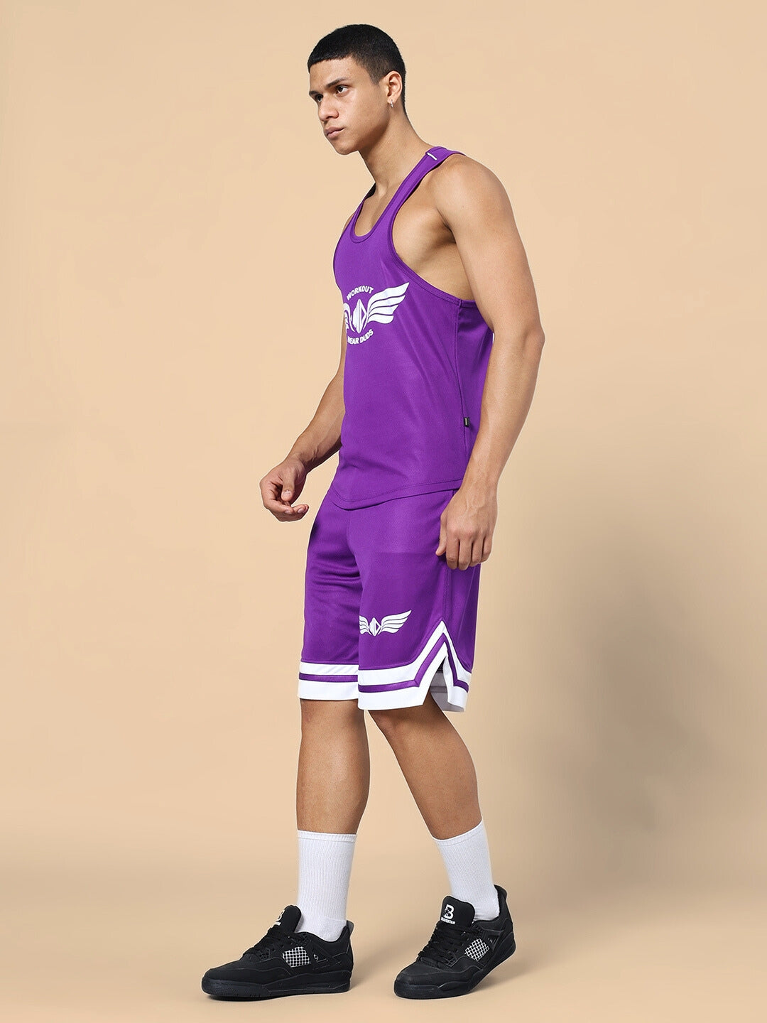 WD WINGS GYM CO-ORD SET (PURPLE)
