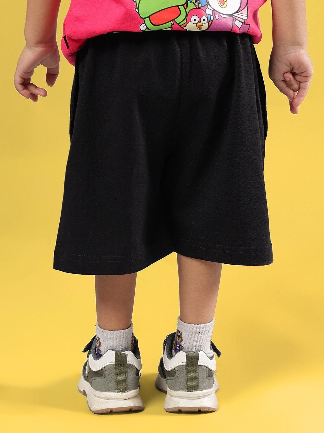 PORORO SHORTS FOR BOYS & GIRLS (BLACK)