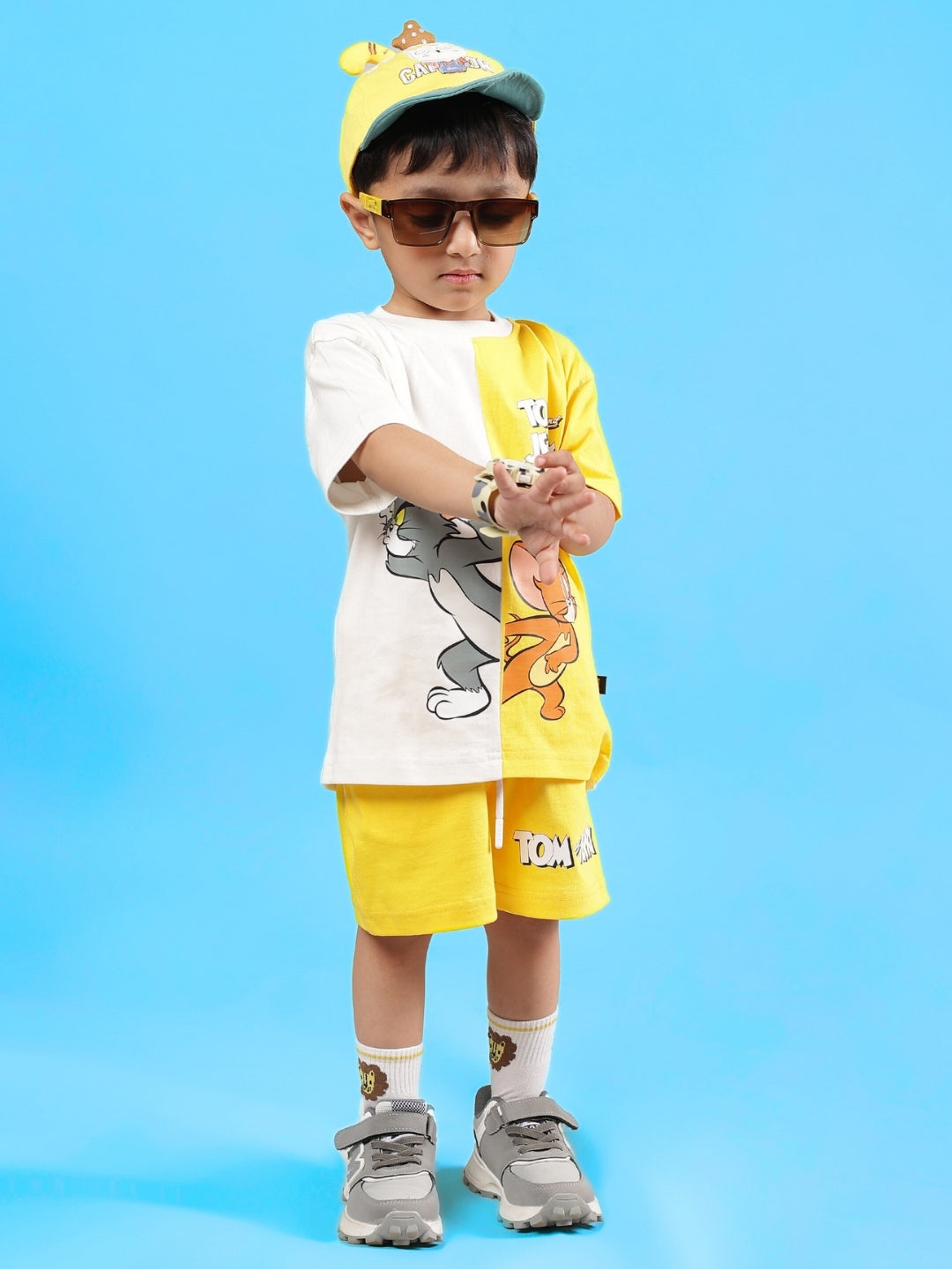 TOM & JERRY CO-ORD FOR BOYS & GIRLS (YELLOW)
