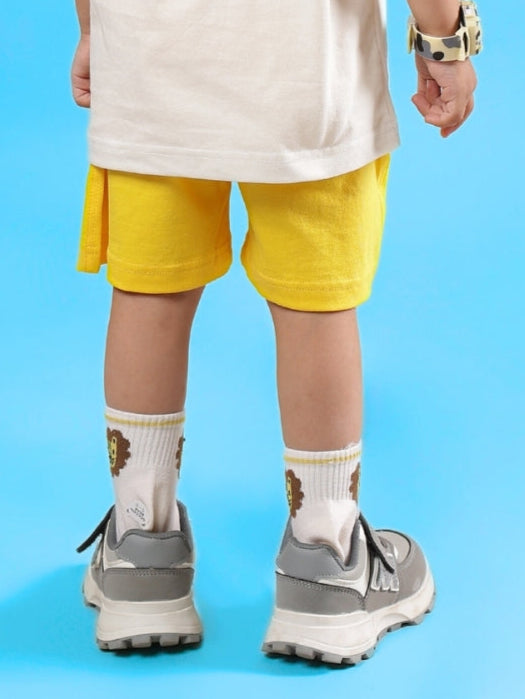 TOM & JERRY SHORTS FOR BOYS & GIRLS (YELLOW)