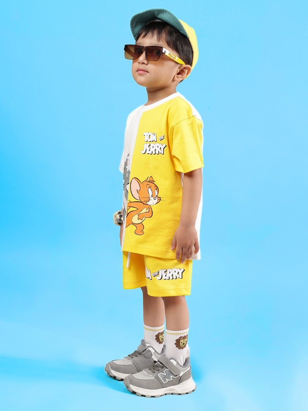 TOM & JERRY CO-ORD FOR BOYS & GIRLS (YELLOW)