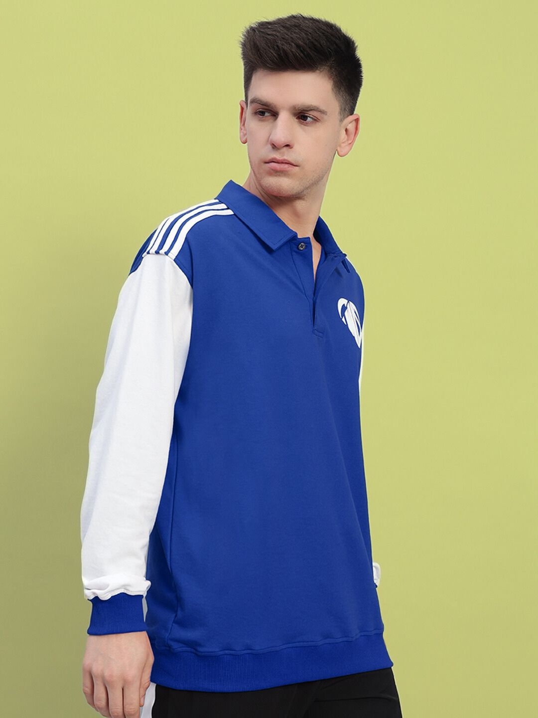 WD CORVUS SWEATSHIRT (BLUE-WHITE)