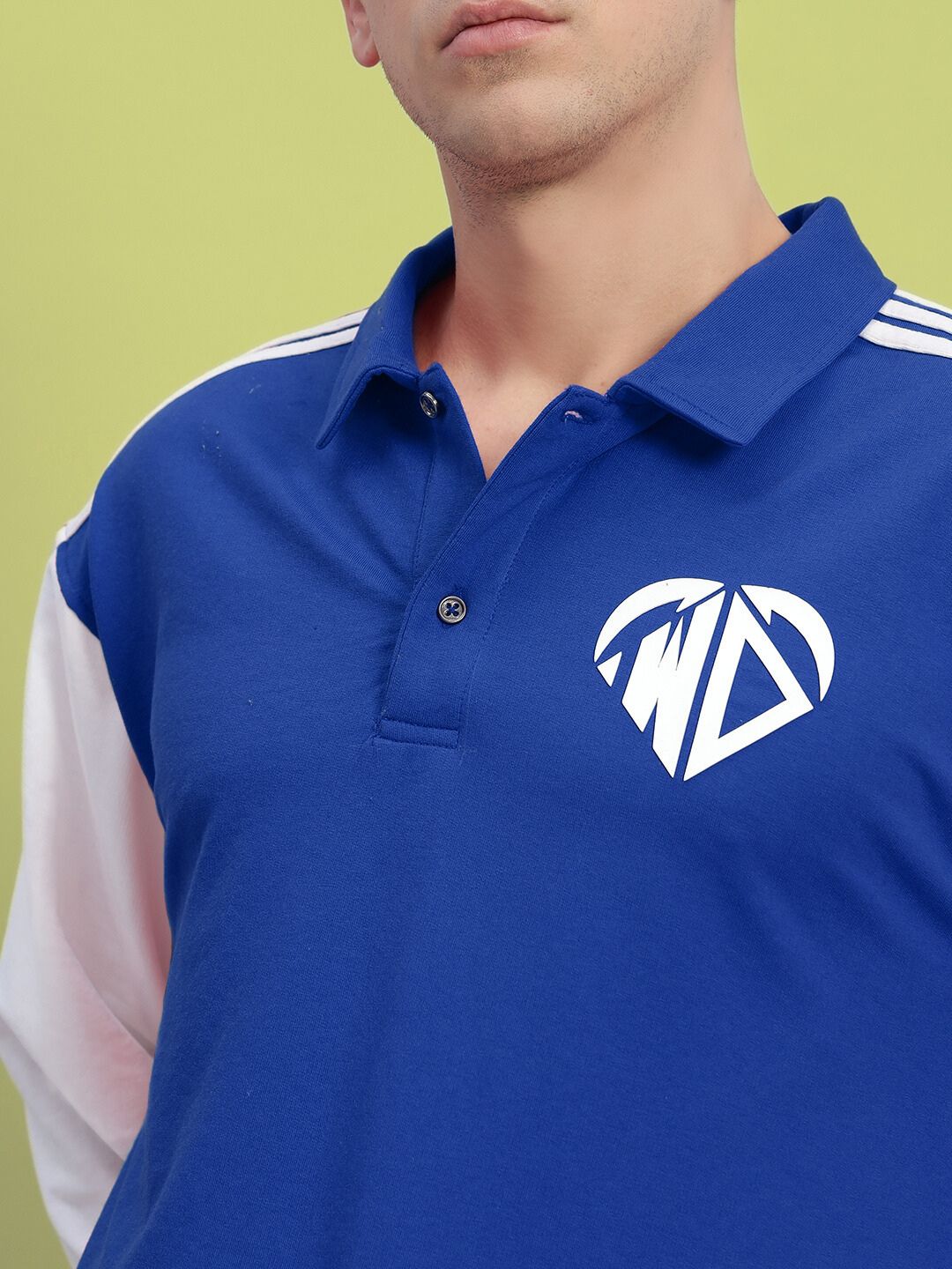 WD CORVUS SWEATSHIRT (BLUE-WHITE)