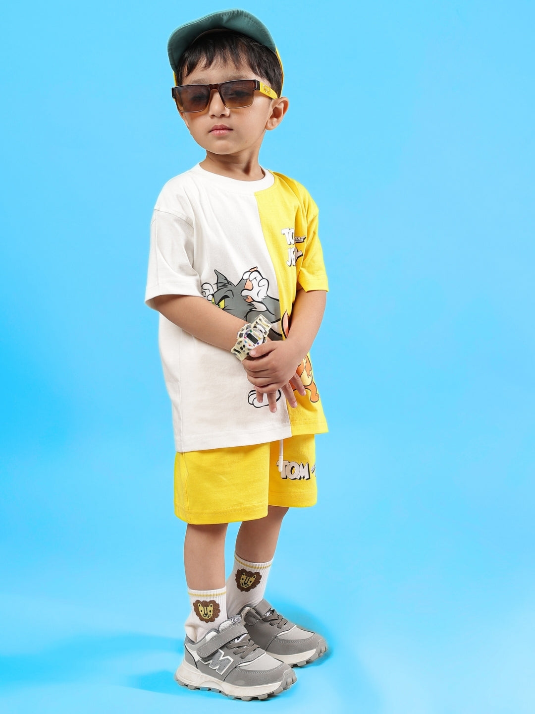 TOM & JERRY CO-ORD FOR BOYS & GIRLS (YELLOW)