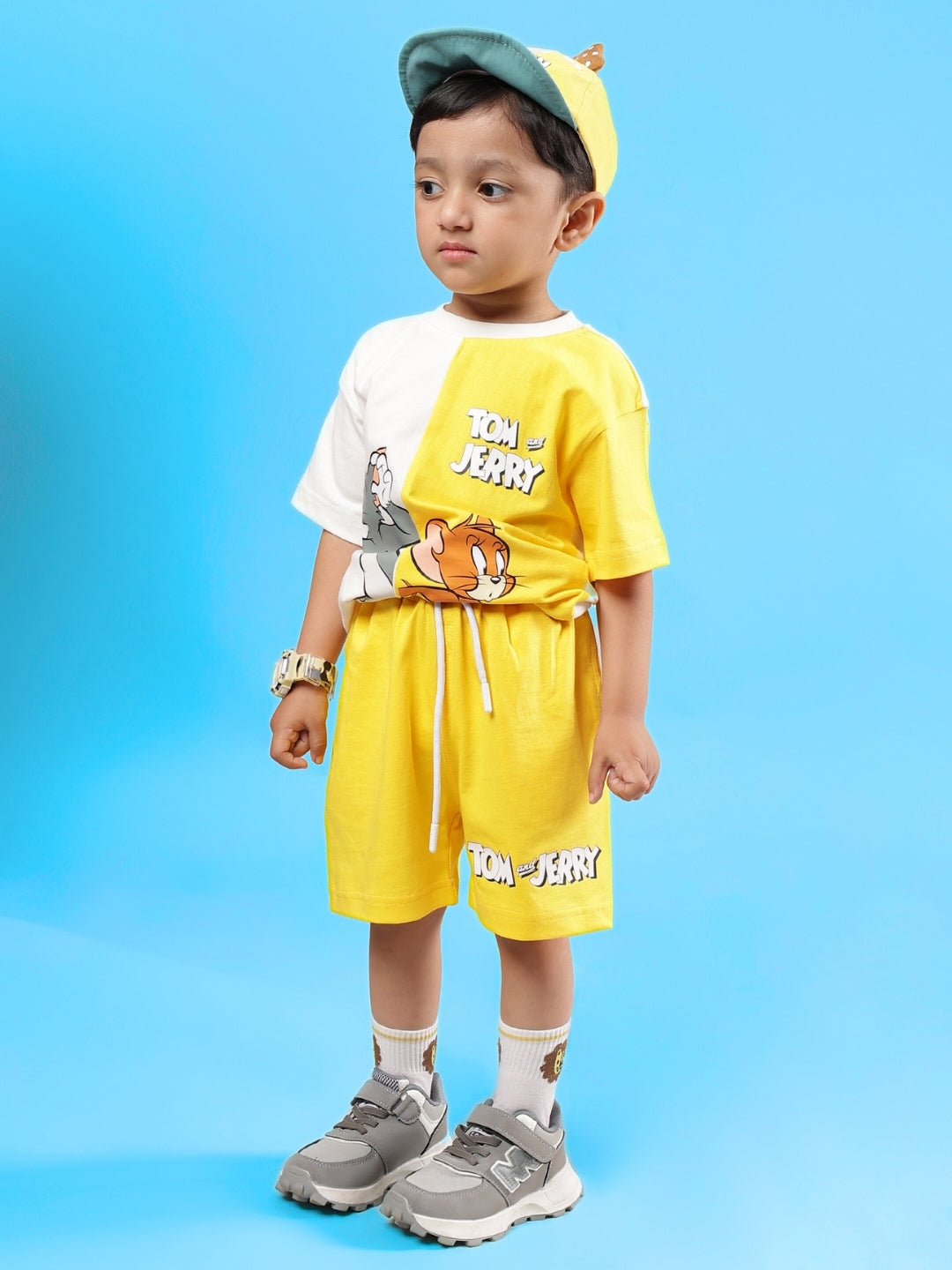 TOM & JERRY CO-ORD FOR BOYS & GIRLS (YELLOW)