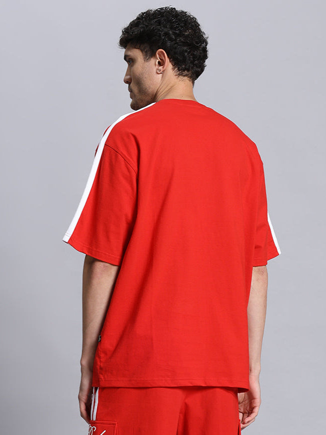 SCOTIA OVER-SIZED T-SHIRT (RED)