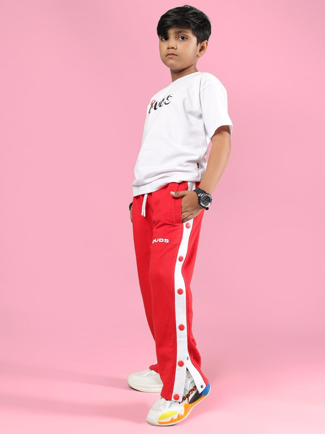 PALOMA CO-ORD FOR BOYS & GIRLS (WHITE RED)