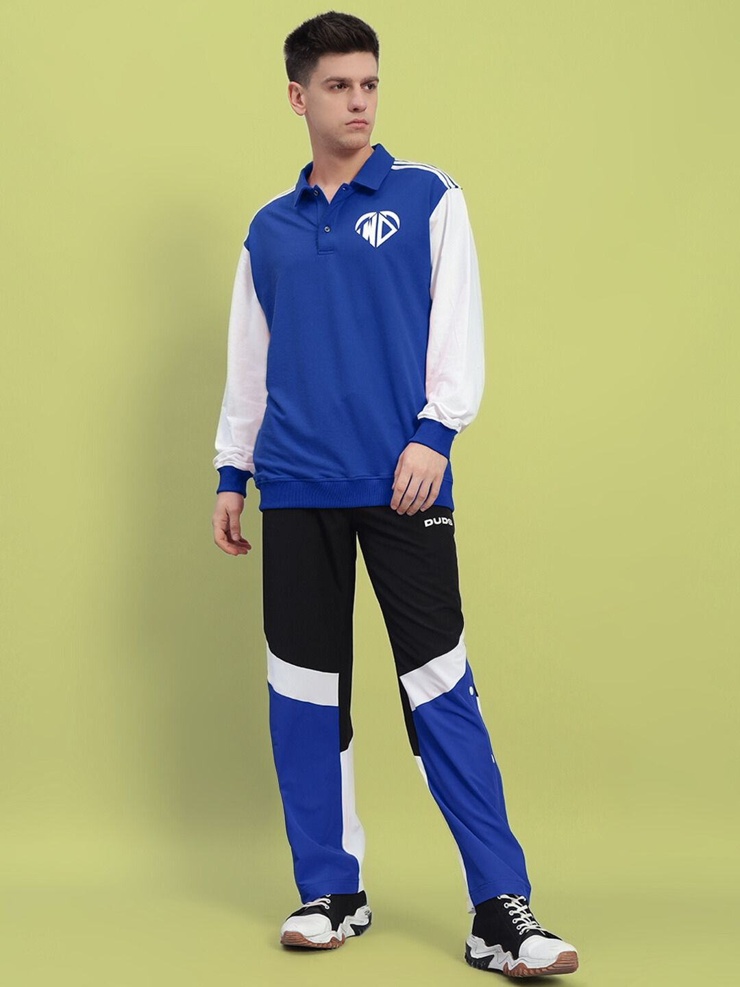 WD CORVUS SWEATSHIRT (BLUE-WHITE)