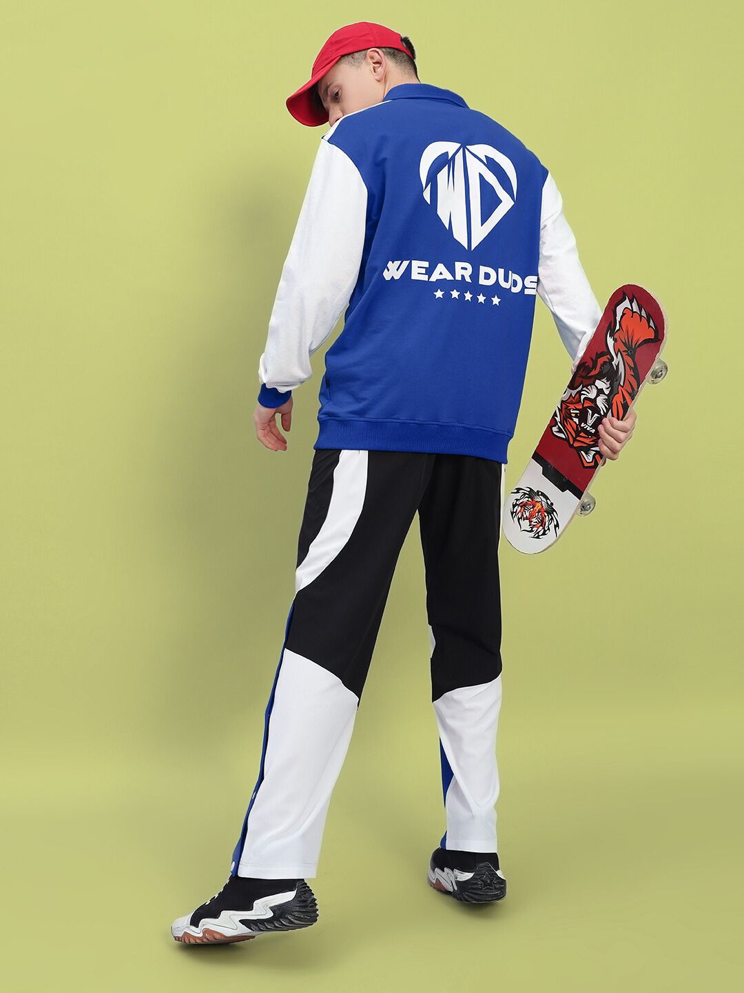 WD CORVUS SWEATSHIRT (BLUE-WHITE)