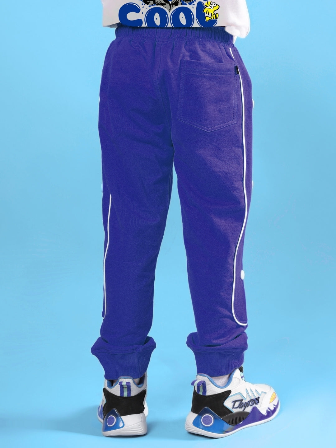 BILLS COOL CO-ORD FOR BOYS & GIRLS (WHITE-BLUE)