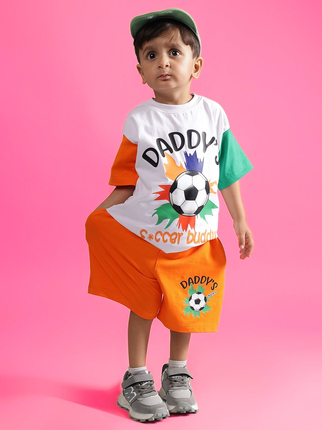 BUDDY OVERSIZED T-SHIRT FOR BOYS & GIRLS (WHITE)