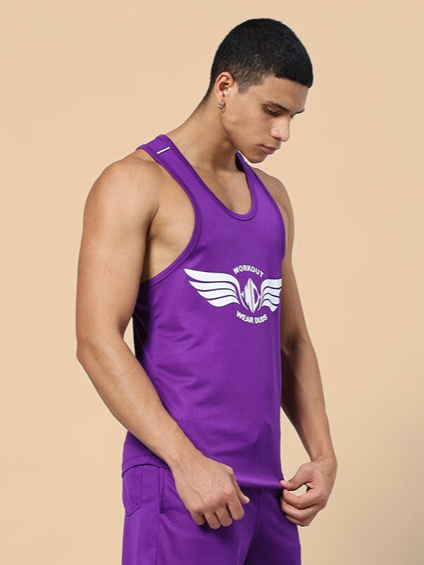 WD Wings Gym T-Shirt (Purple)