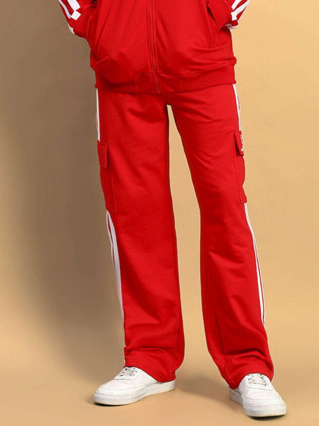 SCOTIA STRIPE JOGGERS (RED)