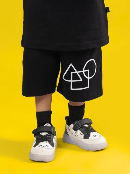 SQUID BATTLE SHORTS FOR BOYS & GIRLS (BLACK)