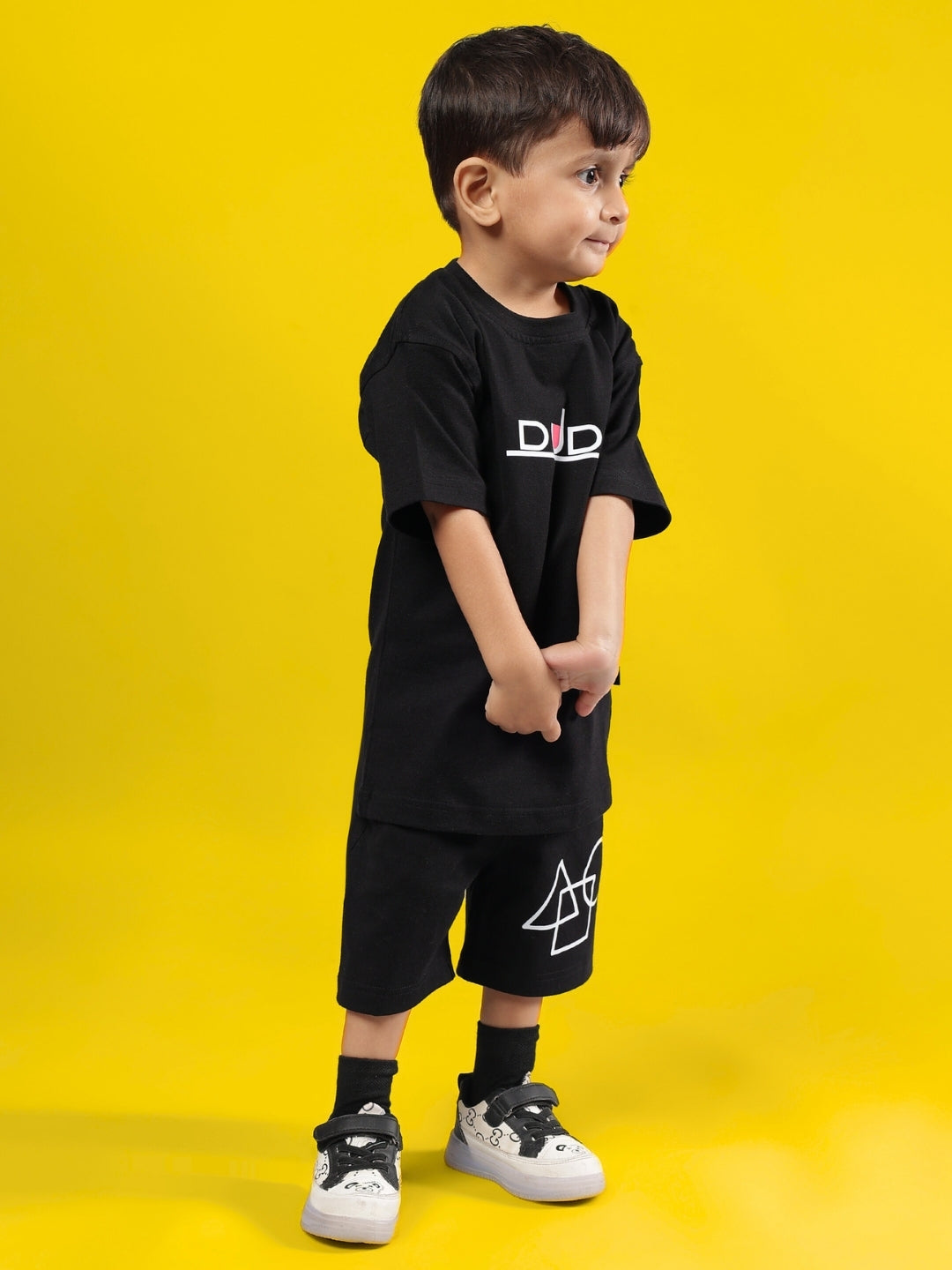 SQUID BATTLE CO-ORD FOR BOYS & GIRLS (BLACK)