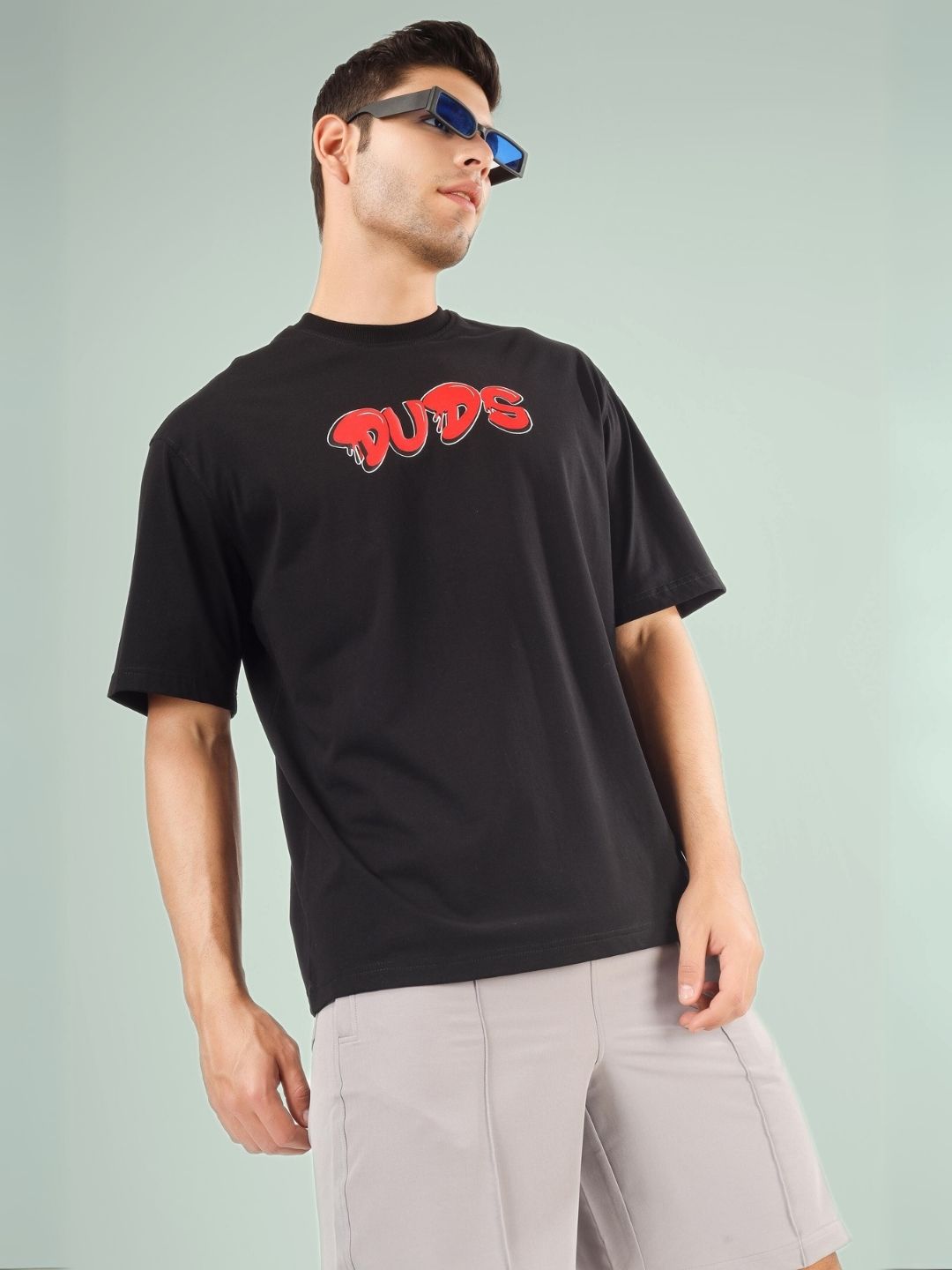 DRIP 2 HARD OVER-SIZED T-SHIRT (BLACK)