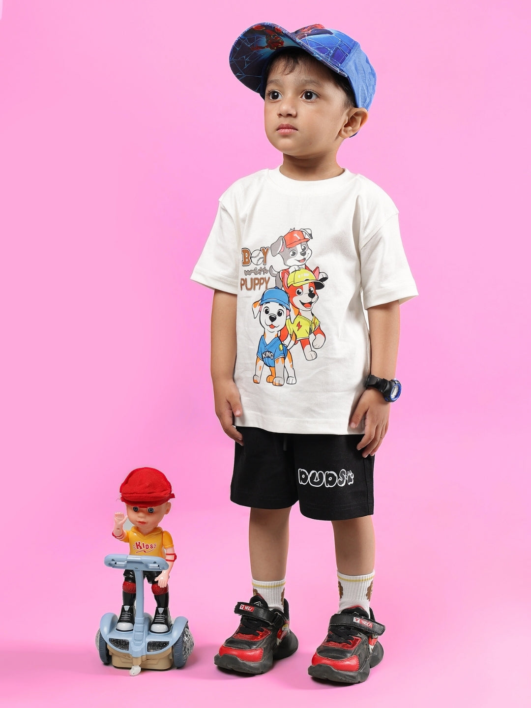 BRUNO OVERSIZED T-SHIRT FOR BOYS & GIRLS (OFF WHITE)