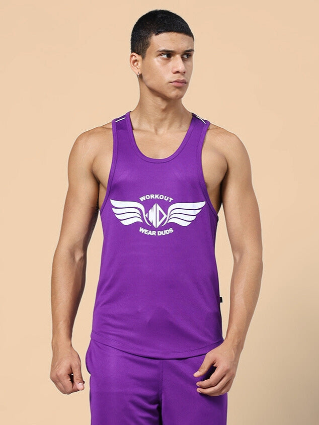 WD Wings Gym T-Shirt (Purple)