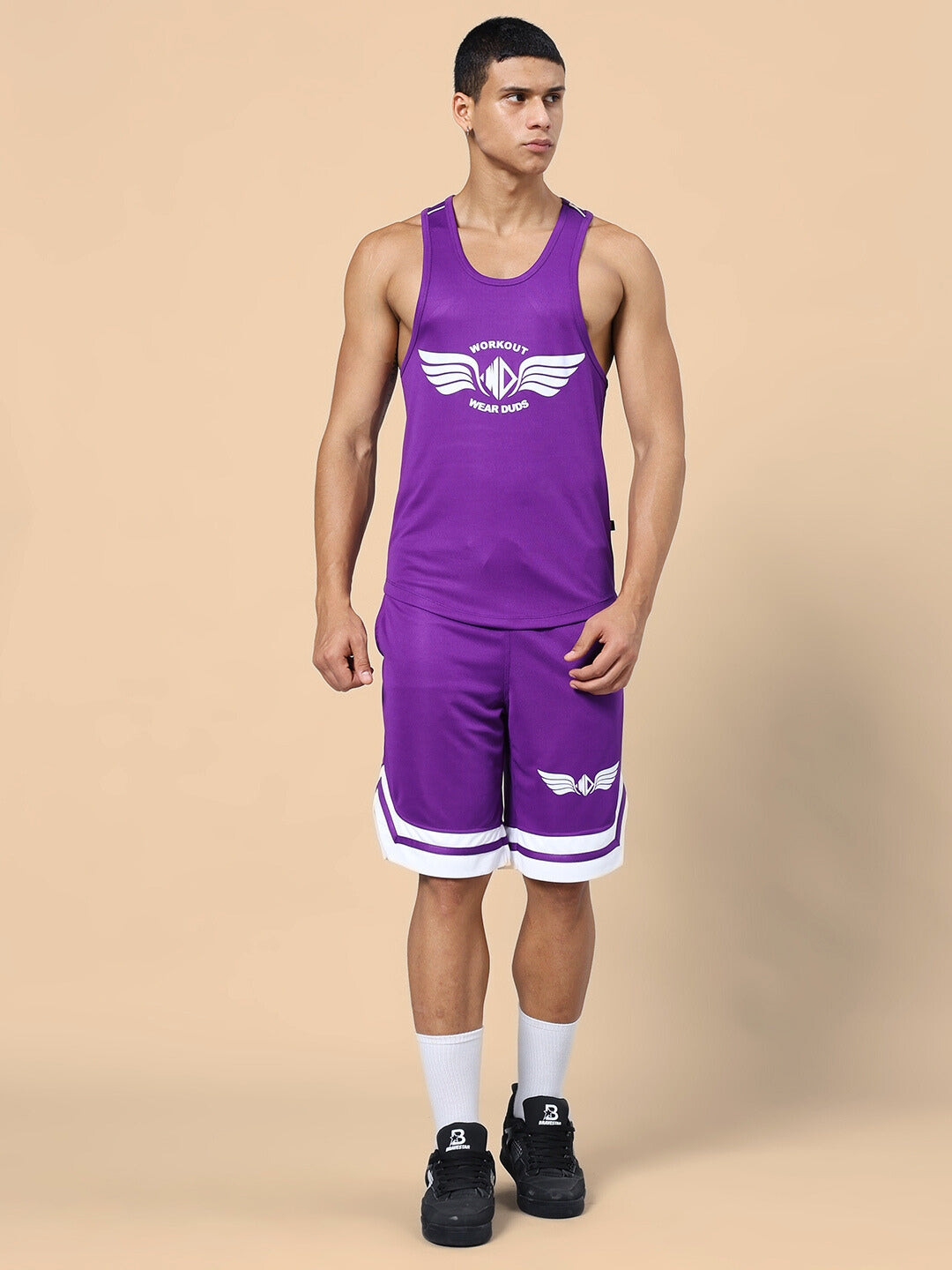 WD WINGS GYM CO-ORD SET (PURPLE)